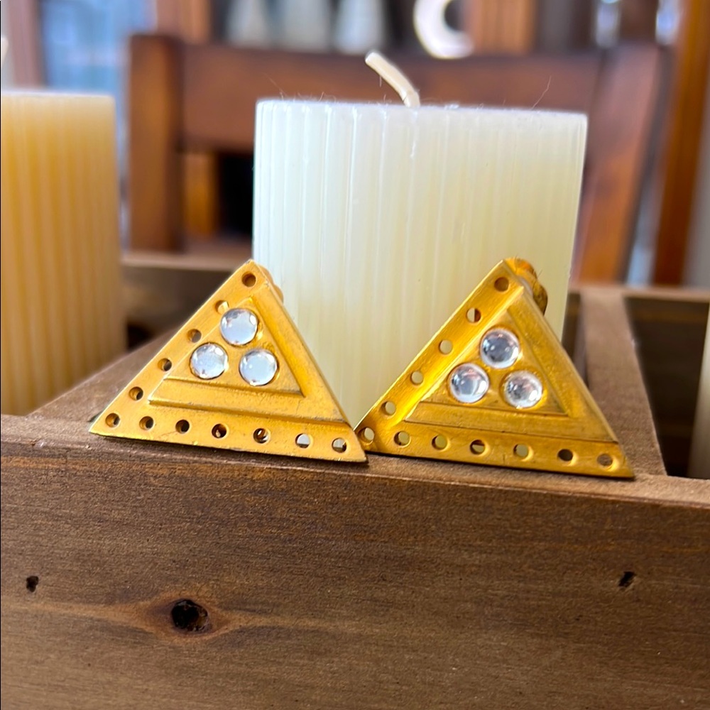 Vintage Robie Frank Lloyd Wright Clip Earrings